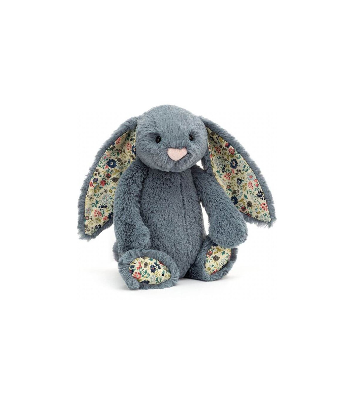 Doudou lapin gris liberty - Ma Première Valise