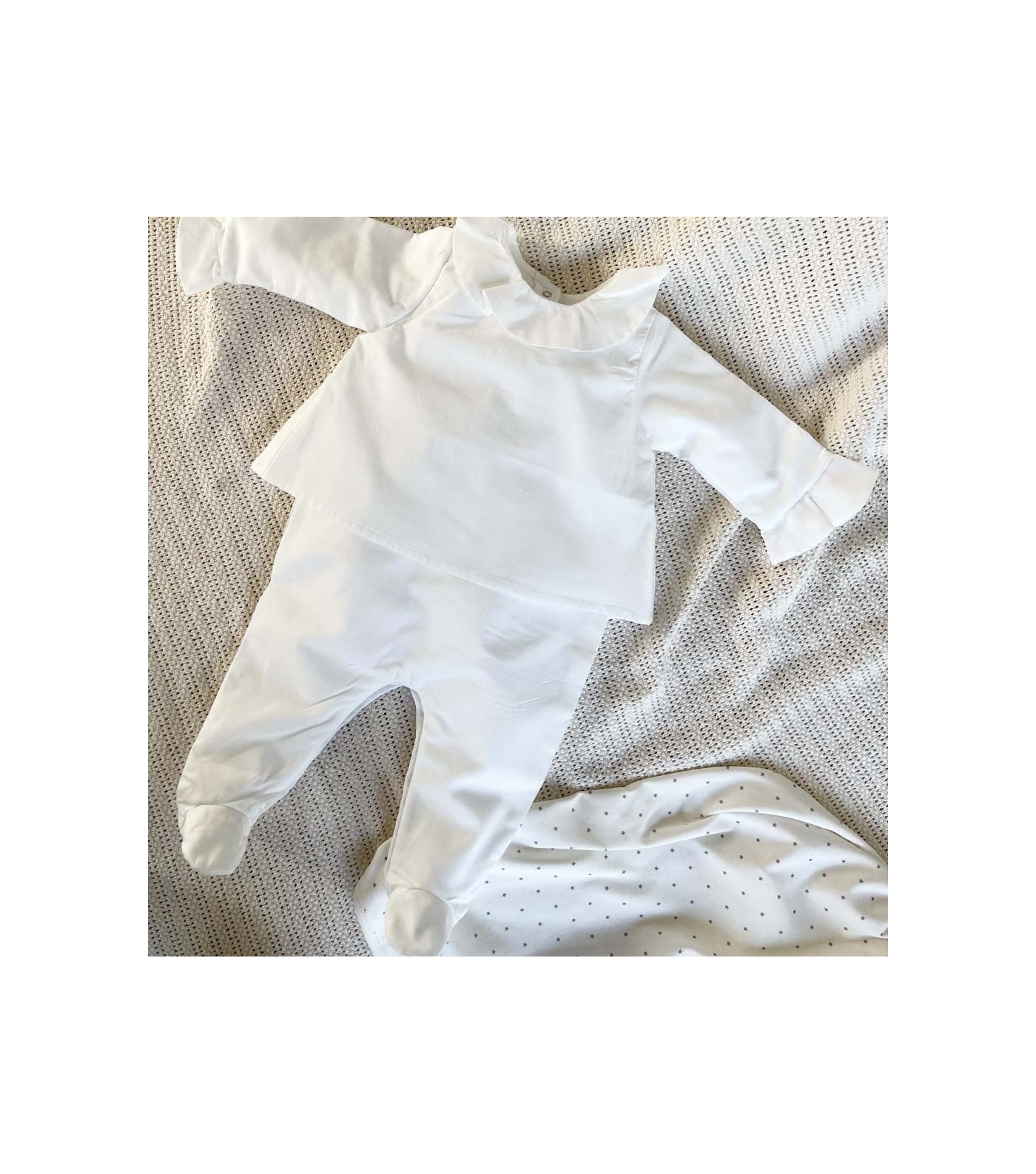 Elégant pyjama bébé mixte en coton bio