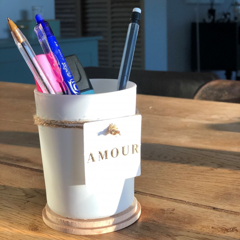 Bougie végétale parfumée "AMOUR"