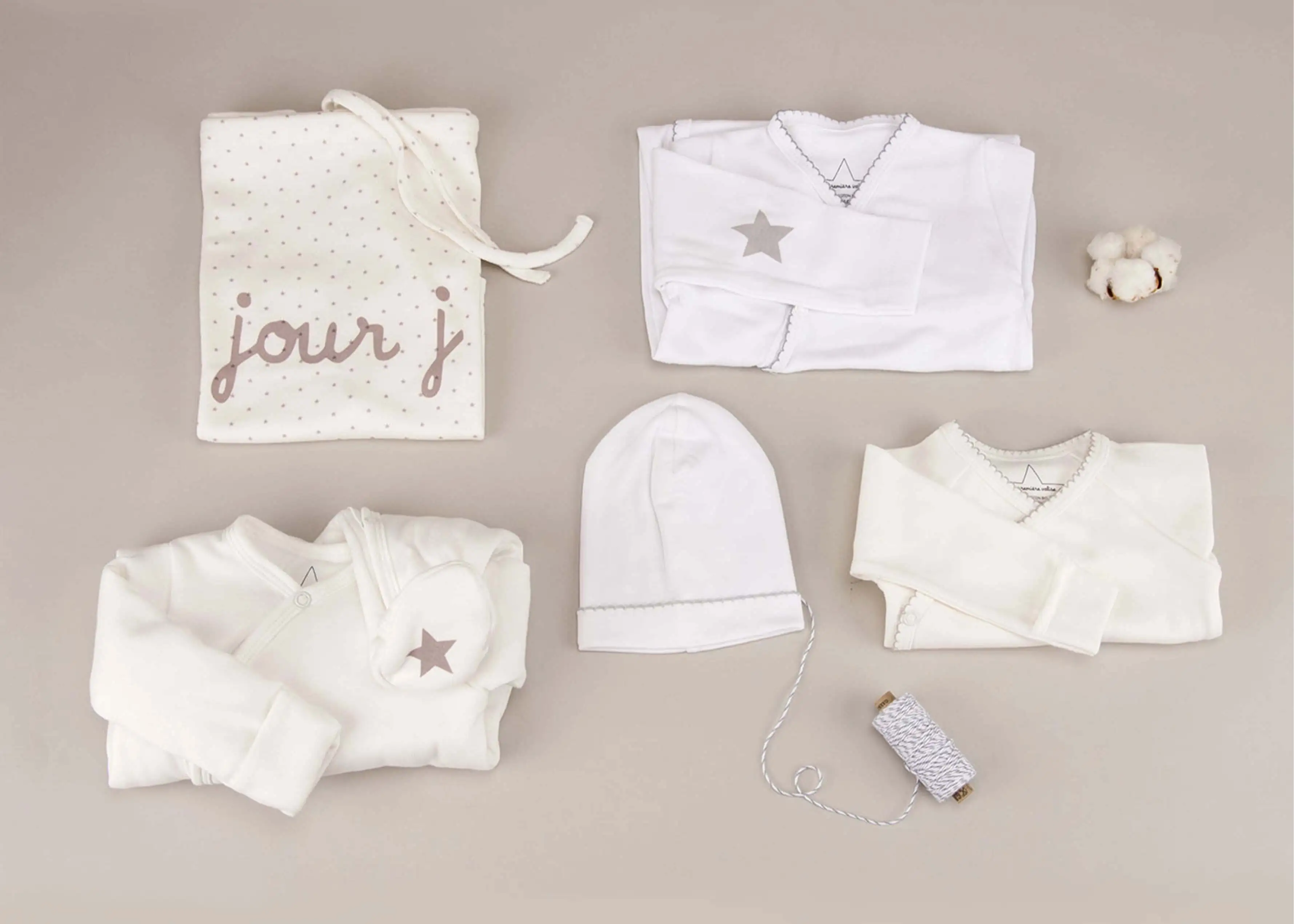Kit valise maternité maman/bébé grossesse et allaitement - kit maternité  marron + imprimé, Vêtements de grossesse
